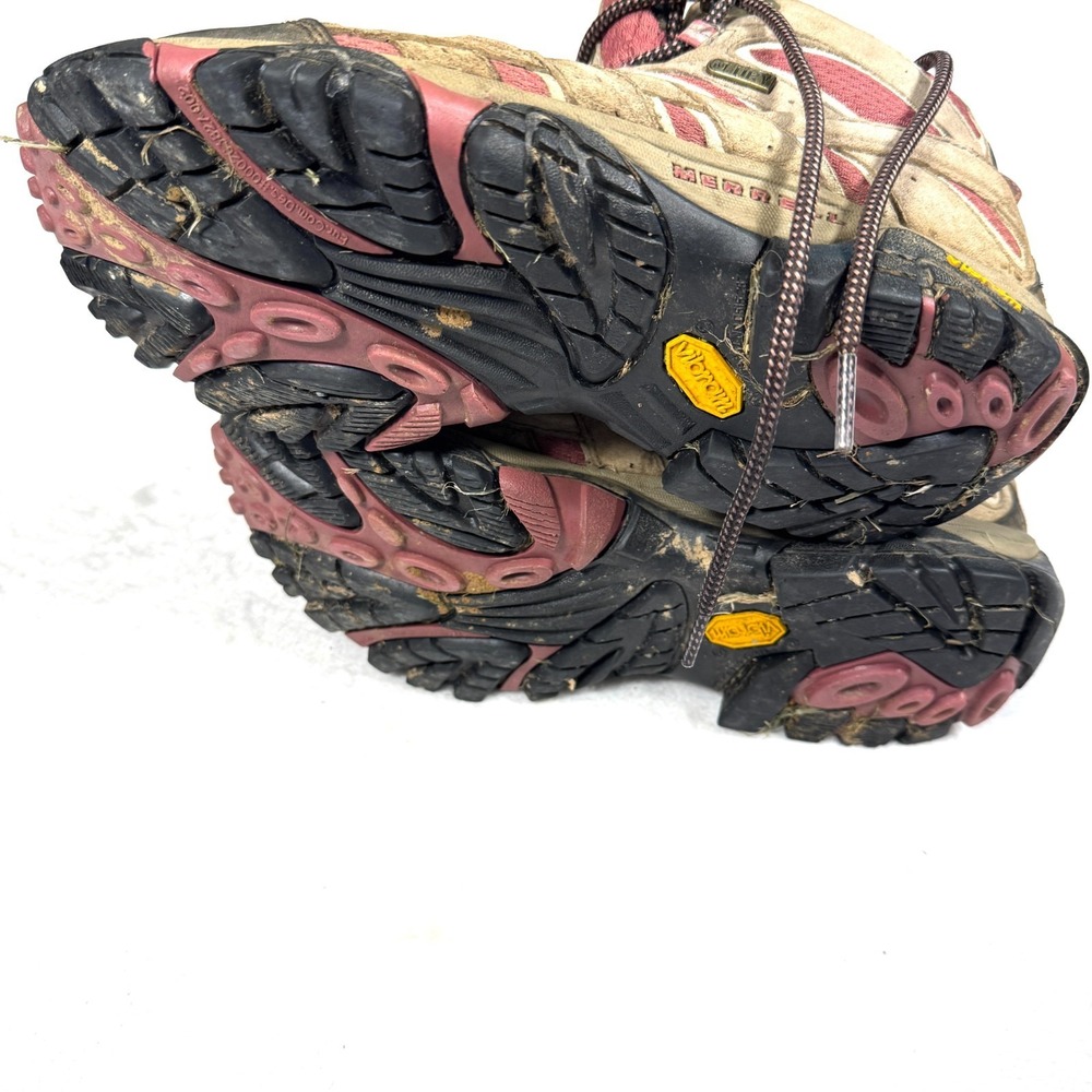 Merrell Moab 2 Mid J06052 Women's US 8.5 Boulder Blush Waterproof Hiking Boots - Picture 7 of 8